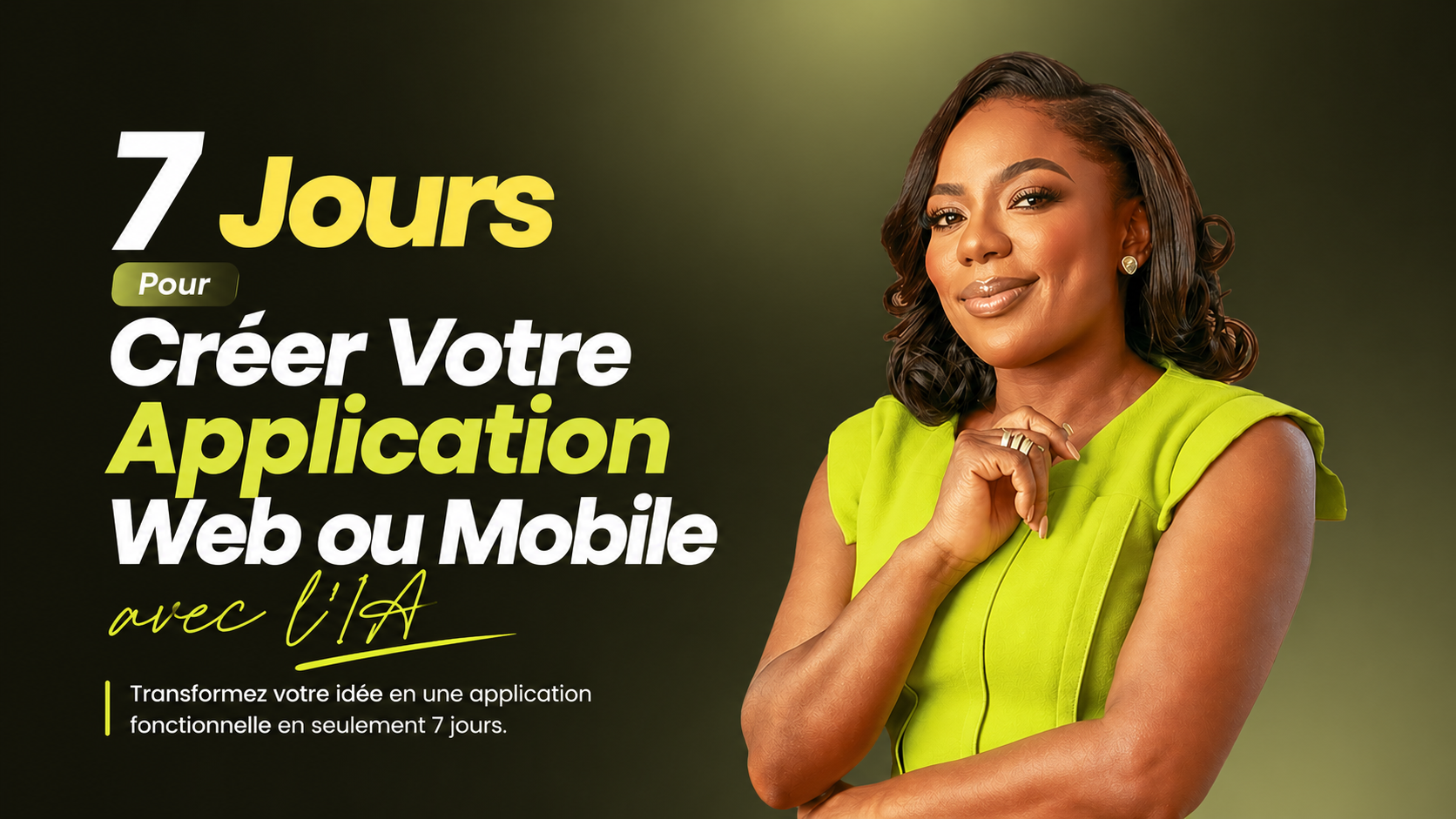 7 jours pour créer votre application web ou mobile avec l'IA
